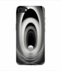 Apple Iphone Se Back Case Covers Abstract Black 3D Background