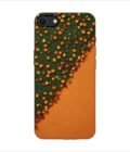 Apple Iphone Se Back Case Covers Bright Thick Textured Orange Horizontal Background Fall Autumn Background Halloween Thanksgiving