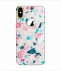 Apple Iphone X Logo Cut Back Case Covers Colorful Piece Paper With Words Little Blue It