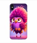 Apple Iphone X Back Case Covers Cartoon Character With Pink Bird Its Head