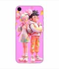Apple Iphone Xr Back Case Covers Cartoon Couple Young Man Woman With Balloons Life Preserver Generative Ai