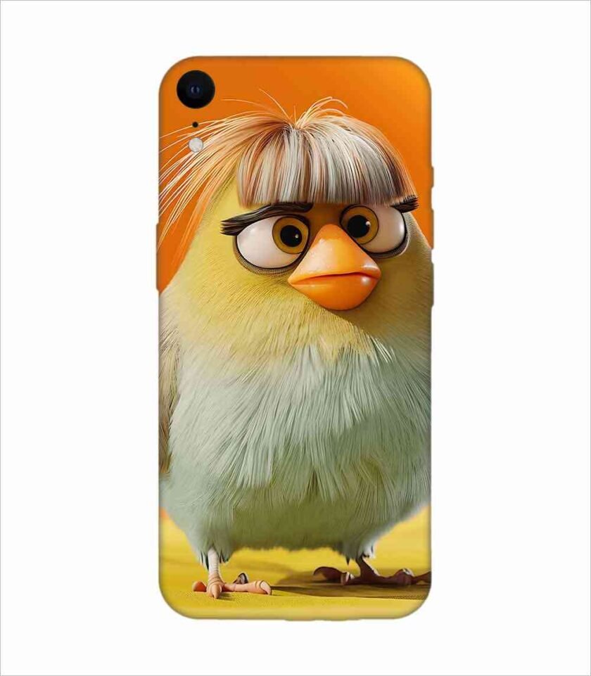 Apple Iphone Xr Back Case Covers Close Up Bird With Wig Glasses
