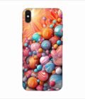 Apple Iphone Xs Max Logo Cut Back Case Covers Abstract Texture Background
