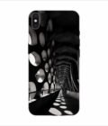 Apple Iphone Xs Max Logo Cut Back Case Covers Bridge That Has Tunnel That Has Lot Holes It
