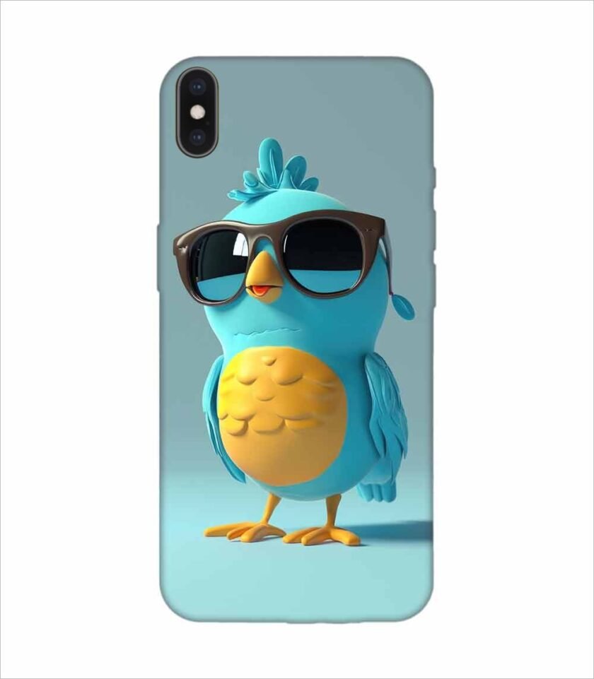 Apple Iphone Xs Max Logo Cut Back Case Covers Cartoon Digital Avatar Tweeting Translate
