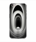 Apple Iphone Xs Back Case Covers Abstract Black 3D Background
