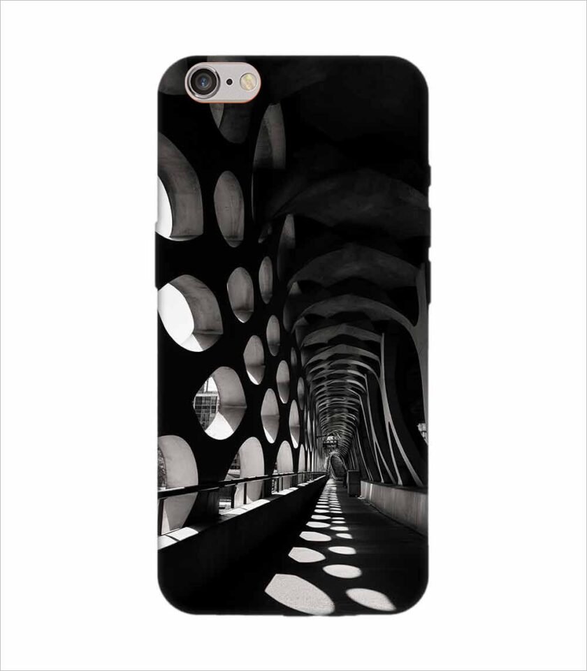 Apple Iphone Xs Back Case Covers Bridge That Has Tunnel That Has Lot Holes It