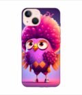 Apple Iphone 13 Mini Back Case Covers Cartoon Character With Pink Bird Its Head