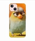 Apple Iphone 13 Mini Back Case Covers Close Up Bird With Wig Glasses