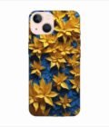 Apple Iphone 13 Mini Back Case Covers Colorful Background With Blue Yellow Background
