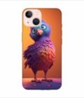 Apple Iphone 13 Mini Back Case Covers Colorful Bird Is Standing Table Generative Ai Image
