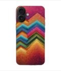 Apple Iphone 16 Back Case Covers Artistic Background Wallpaper With Color Halftone Effect