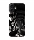 Apple Iphone 16 Back Case Covers Bridge That Has Tunnel That Has Lot Holes It