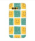 Printed Back Covers Asus Rog 3 close up pattern smiley faces white background