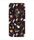 Printed Back Covers Asus Zenfone 2 close up pattern different types food