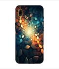 Printed Back Covers Asus Zenfone 5Z close up mosaic rocks stones with light shining through