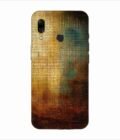 Printed Back Covers Asus Zenfone 5Z close up painting golden blue background