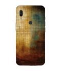 Printed Back Covers Asus Zenfone Max Pro M1 Zb601Kl close up painting golden blue background