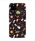 Printed Back Covers Google Pixel 5 close up pattern different types food