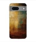 Printed Back Covers Google Pixel 7 close up painting golden blue background