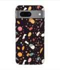 Printed Back Covers Google Pixel 7 close up pattern different types food