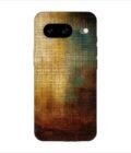 Printed Back Covers Google Pixel 8 close up painting golden blue background