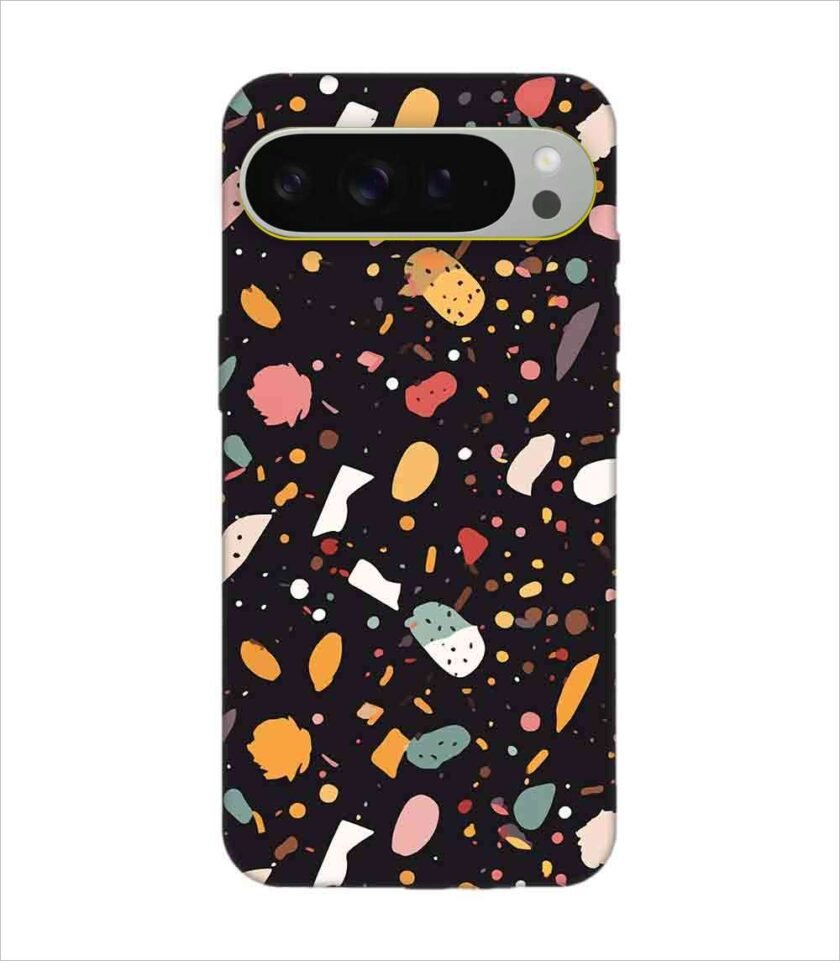 Printed Back Covers Google Pixel 9 Pro Xl close up pattern different types food