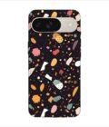 Printed Back Covers Google Pixel 9 close up pattern different types food