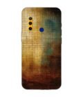 Printed Back Covers Honor 20I close up painting golden blue background