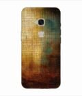 Printed Back Covers Honor 5X close up painting golden blue background
