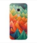 Printed Back Covers Honor 5X close up painting mountain range with sky background