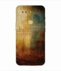 Printed Back Covers Honor 8 close up painting golden blue background