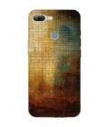 Printed Back Covers Honor 9 Lite close up painting golden blue background