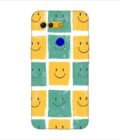 Printed Back Covers Honor View 20 close up pattern smiley faces white background