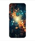 Printed Back Covers Honor Y9 Prime close up mosaic rocks stones with light shining through