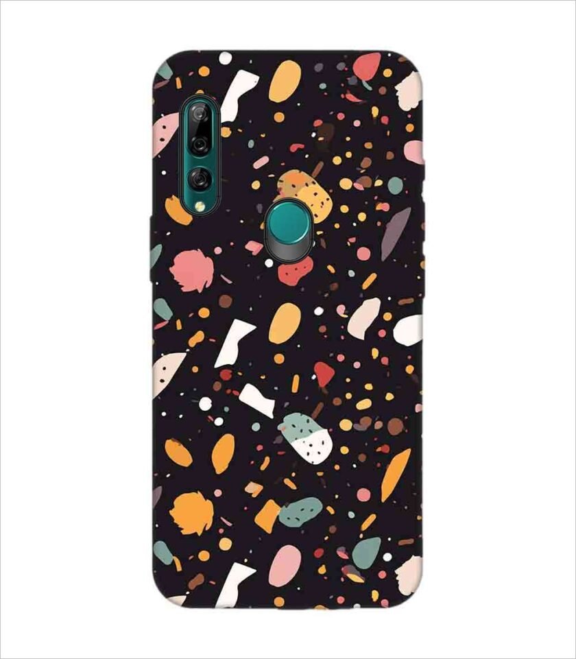 Printed Back Covers Honor Y9 Prime close up pattern different types food