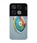 Infinix Gt 20 Pro 5G colorful clock with colorful arrow pointing right Custom Printed Back Cover Design