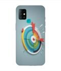 Infinix Hot 10 colorful clock with colorful arrow pointing right Custom Printed Back Cover Design