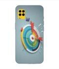 Infinix Hot 10S colorful clock with colorful arrow pointing right Custom Printed Back Cover Design