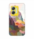 Infinix Hot 30 (5G) earthy colors palette abstract nature painting art Custom Printed Back Cover Design