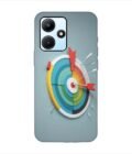 Infinix Hot 30I colorful clock with colorful arrow pointing right Custom Printed Back Cover Design