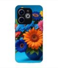 Infinix Hot 40I bouquet flowers vase Custom Printed Back Cover Design