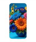 Infinix Hot 8 bouquet flowers vase Custom Printed Back Cover Design