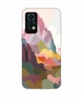 Infinix Note 11S earthy colors palette abstract nature painting art Custom Printed Back Cover Design