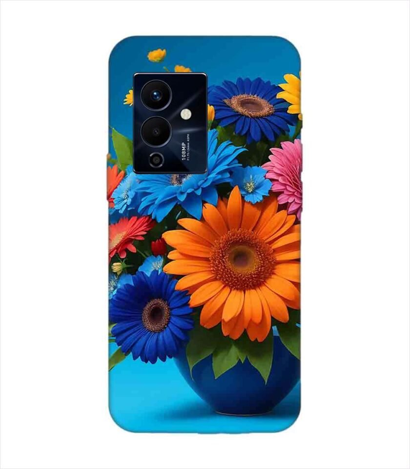Infinix Note 12 Pro (5G) bouquet flowers vase Custom Printed Back Cover Design