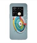 Infinix Note 40 Pro Plus (5G) colorful clock with colorful arrow pointing right Custom Printed Back Cover Design