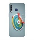 Infinix Smart 3 Plus colorful clock with colorful arrow pointing right Custom Printed Back Cover Design