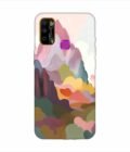 Infinix Smart 4 Plus earthy colors palette abstract nature painting art Custom Printed Back Cover Design