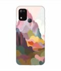Infinix Smart 5 earthy colors palette abstract nature painting art Custom Printed Back Cover Design