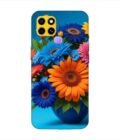 Infinix Smart 6 bouquet flowers vase Custom Printed Back Cover Design